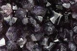 Free-Standing Dark Amethyst Crystal Cluster - Uruguay #373170-1